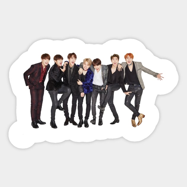 Bangtan Boys Sticker by tachibonbons